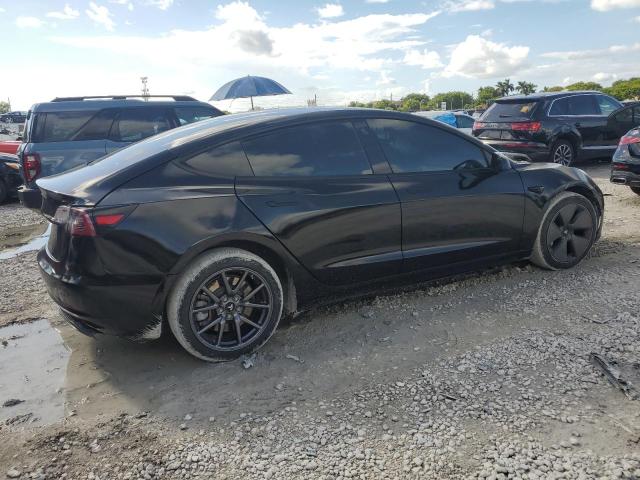 5YJ3E1EA8MF860015 - 2021 TESLA MODEL 3 BLACK photo 3