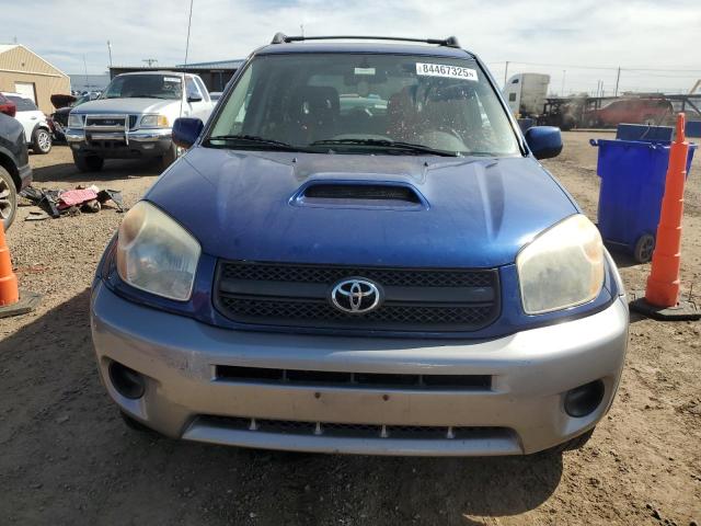JTEGD20V440041663 - 2004 TOYOTA RAV4 BLUE photo 5