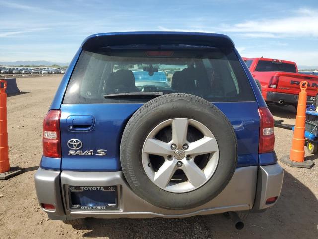 JTEGD20V440041663 - 2004 TOYOTA RAV4 BLUE photo 6