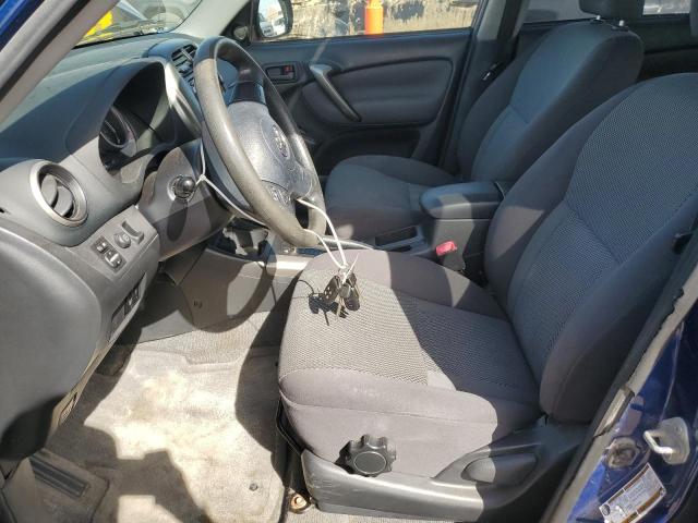 JTEGD20V440041663 - 2004 TOYOTA RAV4 BLUE photo 7