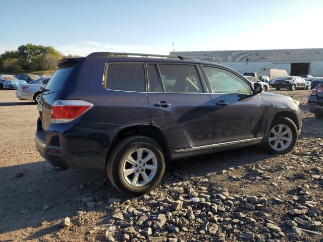 5TDBK3EH9DS199541 - 2013 TOYOTA HIGHLANDER BASE Azul foto 3
