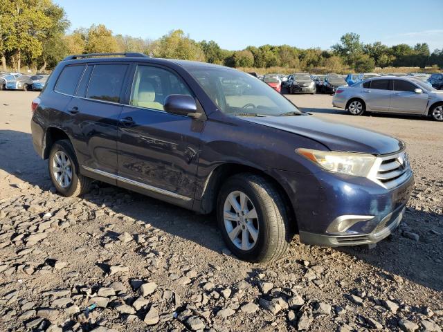 5TDBK3EH9DS199541 - 2013 TOYOTA HIGHLANDER BASE Azul foto 4