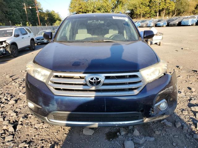5TDBK3EH9DS199541 - 2013 TOYOTA HIGHLANDER BASE Azul foto 5