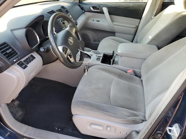 5TDBK3EH9DS199541 - 2013 TOYOTA HIGHLANDER BASE Azul foto 7