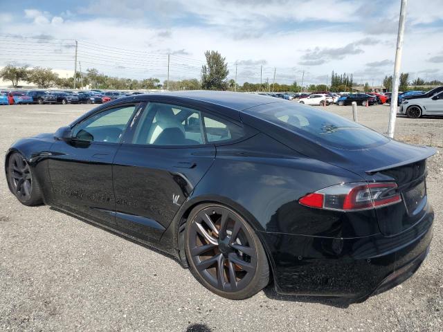 5YJSA1E64NF461218 - 2022 TESLA MODEL S BLACK photo 2