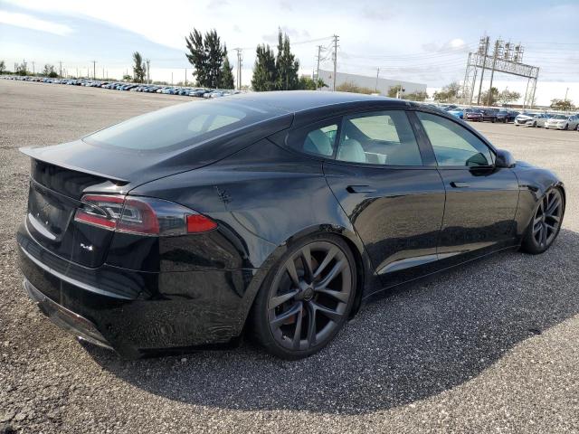 5YJSA1E64NF461218 - 2022 TESLA MODEL S BLACK photo 3