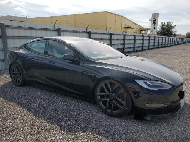 5YJSA1E64NF461218 - 2022 TESLA MODEL S BLACK photo 4