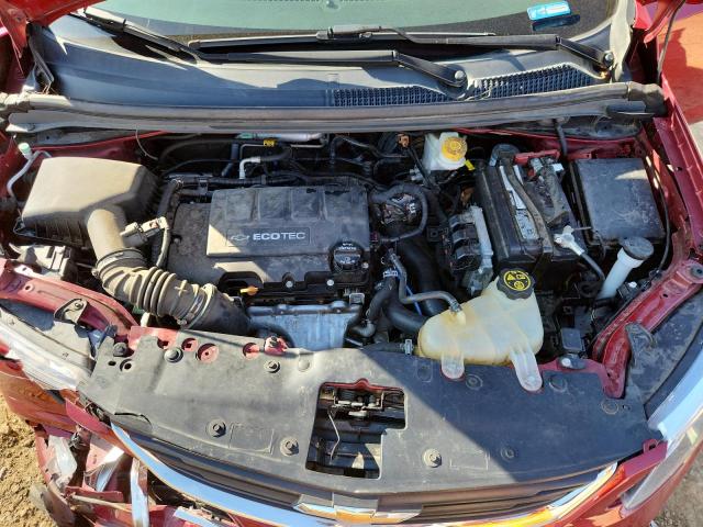 1G1JD5SB3K4132808 - 2019 CHEVROLET SONIC LT წითელი ფოტო 11