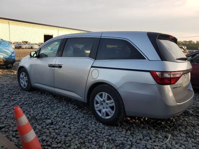 5FNRL5H20CB042806 - 2012 HONDA ODYSSEY LX SILVER photo 2