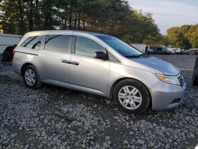 5FNRL5H20CB042806 - 2012 HONDA ODYSSEY LX SILVER photo 4