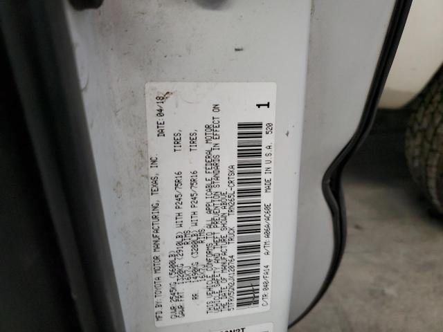 5TFRX5GN2JX120764 - 2018 TOYOTA TACOMA ACCESS CAB أبيض صورة 12