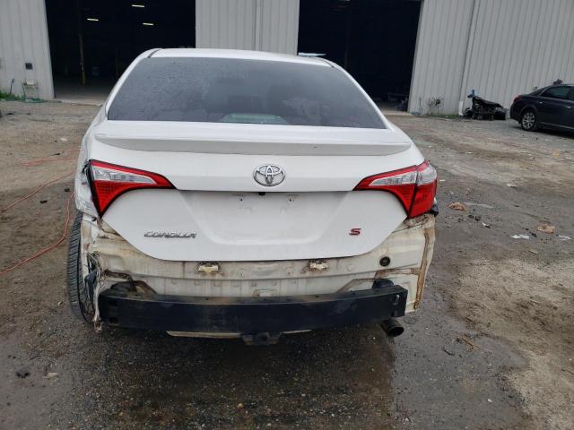 5YFBURHE4GP496938 - 2016 TOYOTA COROLLA L WHITE photo 6
