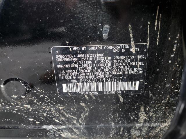 JF2SKADC7PH509707 - 2023 SUBARU FORESTER PREMIUM შავი ფოტო 13