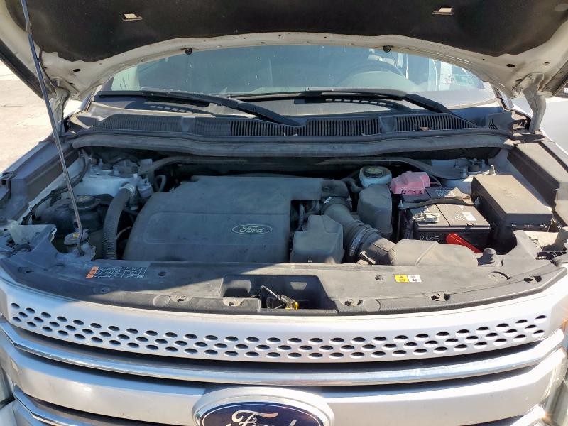 1FM5K8D89FGA52849 - 2015 FORD EXPLORER XLT WHITE photo 12