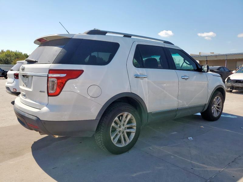 1FM5K8D89FGA52849 - 2015 FORD EXPLORER XLT WHITE photo 3