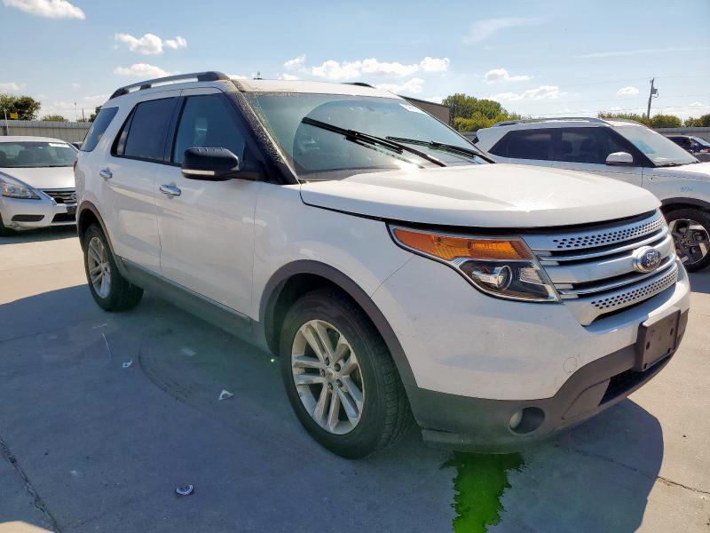 1FM5K8D89FGA52849 - 2015 FORD EXPLORER XLT WHITE photo 4