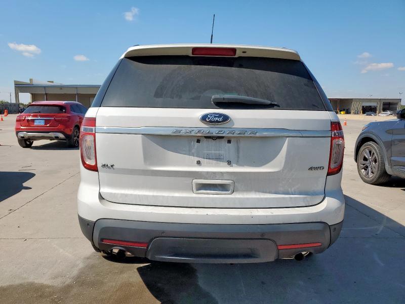 1FM5K8D89FGA52849 - 2015 FORD EXPLORER XLT WHITE photo 6