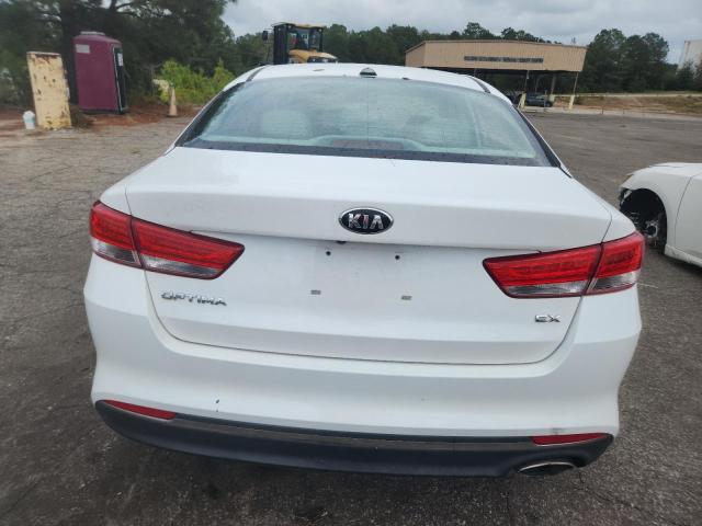 5XXGU4L31GG086668 - 2016 KIA OPTIMA EX WHITE photo 6