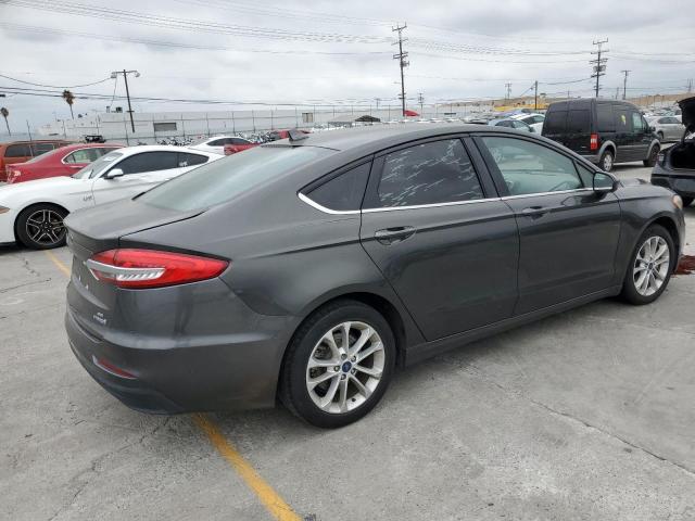 3FA6P0LU9KR134499 - 2019 FORD FUSION SE Szary zdjęcie 3