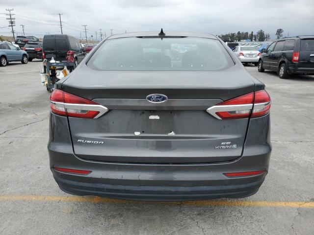 3FA6P0LU9KR134499 - 2019 FORD FUSION SE Szary zdjęcie 6