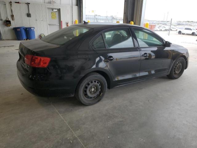 3VWD17AJ7EM402596 - 2014 VOLKSWAGEN JETTA SE BLACK photo 3