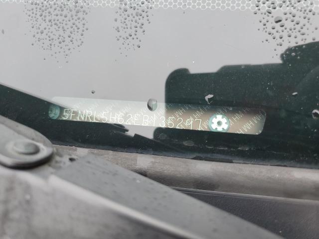 5FNRL5H62EB135297 - 2014 HONDA ODYSSEY EXL WHITE photo 13