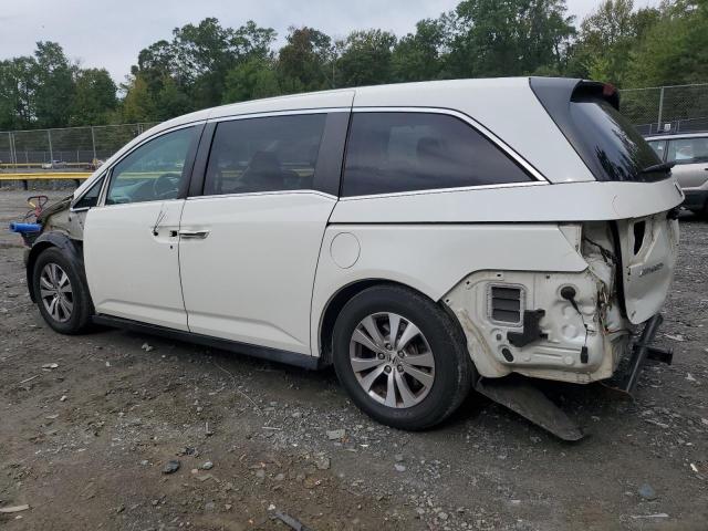 5FNRL5H62EB135297 - 2014 HONDA ODYSSEY EXL WHITE photo 2