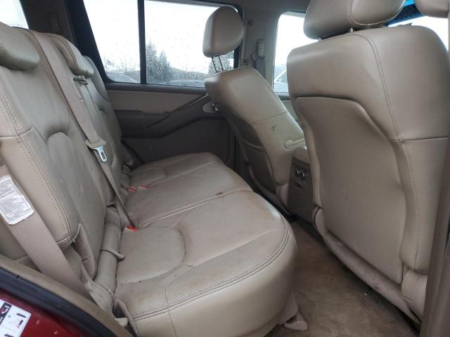 5N1AR18W05C718495 - 2005 NISSAN PATHFINDER LE ბურგუნდია ფოტო 11