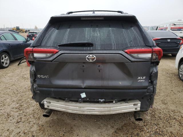 2T3R1RFV3KC036308 - 2019 TOYOTA RAV4 XLE ნაცრისფერი ფოტო 6