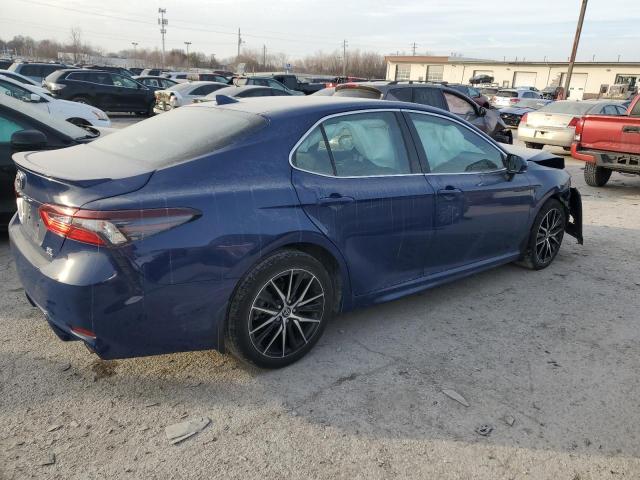 4T1G11BK3RU118349 - 2024 TOYOTA CAMRY SE NIGHT SHADE BLUE photo 3