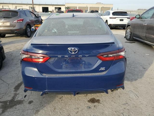 4T1G11BK3RU118349 - 2024 TOYOTA CAMRY SE NIGHT SHADE BLUE photo 6