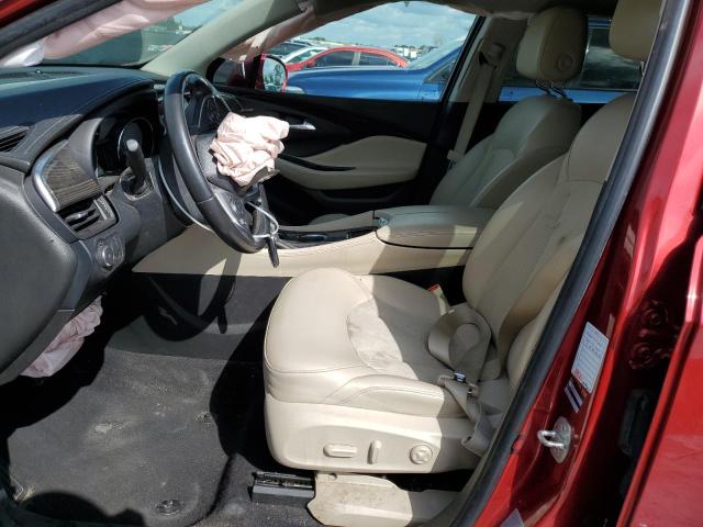 LRBFXBSA5LD016732 - 2020 BUICK ENVISION PREFERRED წითელი ფოტო 7