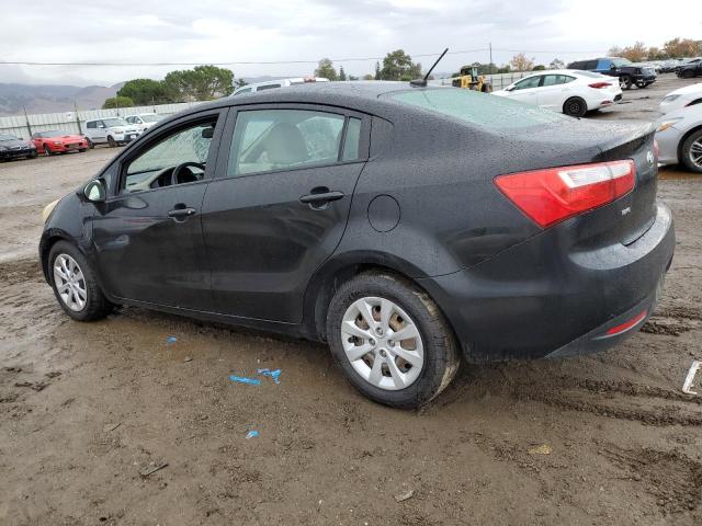 KNADM4A3XE6384151 - 2014 KIA RIO LX BLACK photo 2
