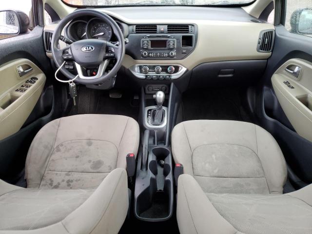 KNADM4A3XE6384151 - 2014 KIA RIO LX BLACK photo 8