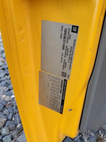 1GB3G3BG7C1180665 - 2012 CHEVROLET EXPRESS G3 YELLOW photo 10