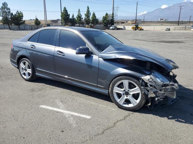 WDDGF8BB0BR141360 - 2011 MERCEDES-BENZ C 300 4MATIC GRAY photo 4