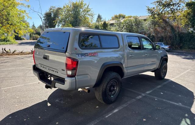 5TFCZ5AN3KX187982 - 2019 TOYOTA TACOMA DOUBLE CAB GRAY photo 4
