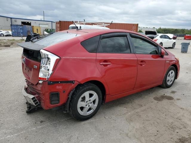 JTDKN3DU8B1370263 - 2011 TOYOTA PRIUS წითელი ფოტო 3