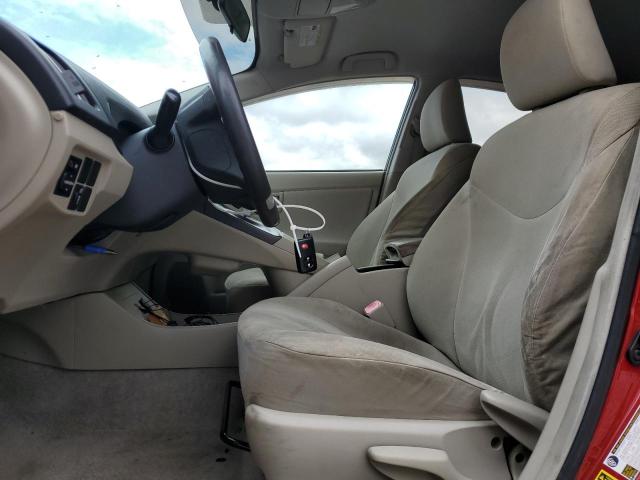 JTDKN3DU8B1370263 - 2011 TOYOTA PRIUS წითელი ფოტო 7