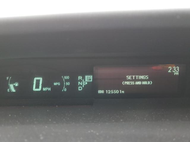 JTDKN3DU8B1370263 - 2011 TOYOTA PRIUS წითელი ფოტო 9