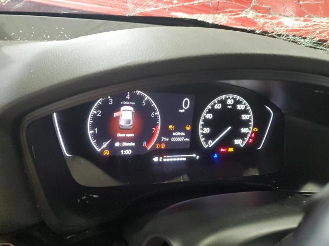 19XFL2H80NE021596 - 2022 HONDA CIVIC SPORT წითელი ფოტო 9