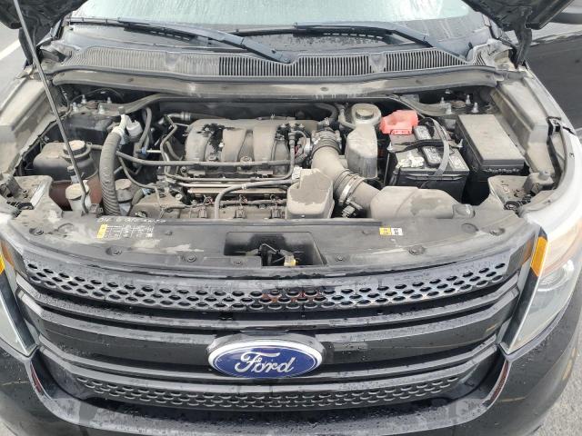 1FM5K8AR7DGC63297 - 2013 FORD EXPLORER POLICE INTERCEPTOR Noir photo 12