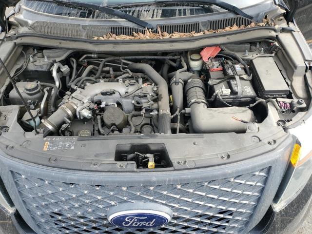 1FM5K8ATXFGB51852 - 2015 FORD EXPLORER POLICE INTERCEPTOR Czarny zdjęcie 12