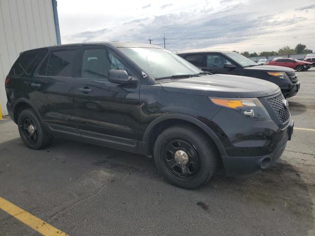 1FM5K8ATXFGB51852 - 2015 FORD EXPLORER POLICE INTERCEPTOR Czarny zdjęcie 4