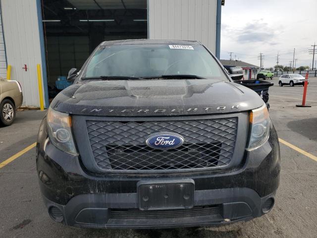 1FM5K8ATXFGB51852 - 2015 FORD EXPLORER POLICE INTERCEPTOR Czarny zdjęcie 5