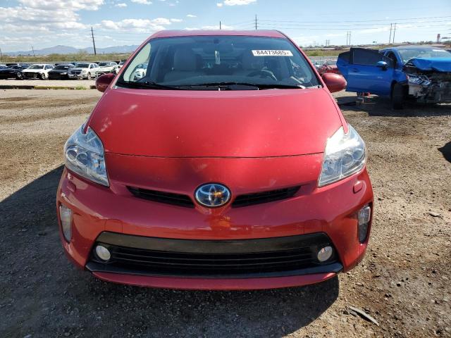 JTDKN3DU4F1937381 - 2015 TOYT PRIUS RED photo 5