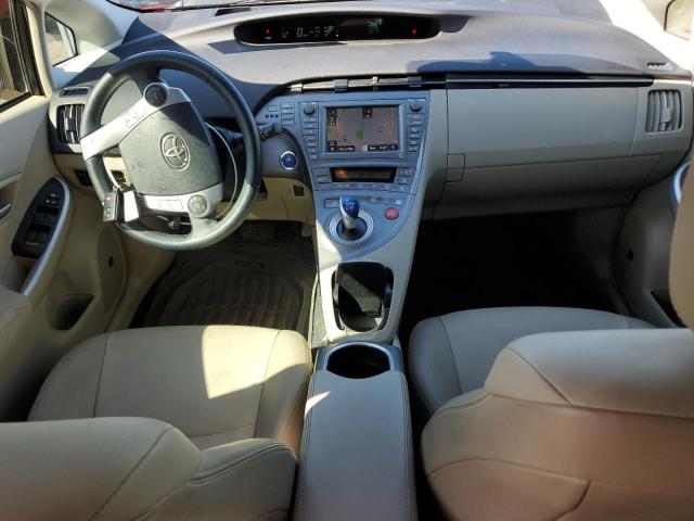 JTDKN3DU4F1937381 - 2015 TOYT PRIUS RED photo 8