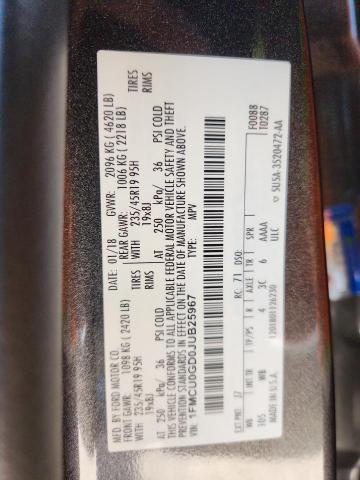 1FMCU0GD0JUB25967 - 2018 FORD ESCAPE SE GRAY photo 14