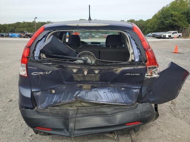 2HKRM4H54DH668136 - 2013 HONDA CR-V EX BLUE photo 6