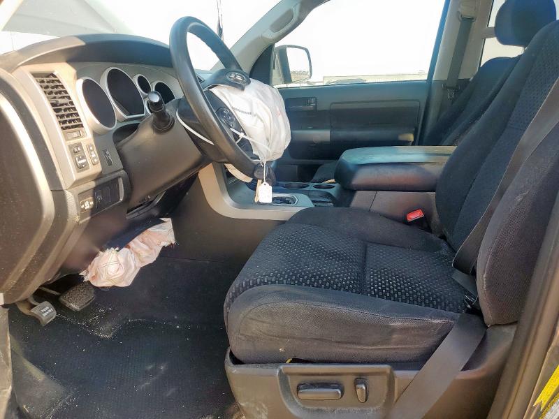 5TFRM5F16DX066123 - 2013 TOYOTA TUNDRA DOUBLE CAB SR5 GRAY photo 7